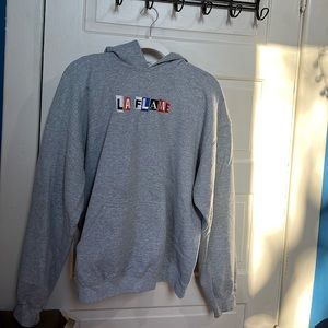 Grey “La Flame” sweatshirt